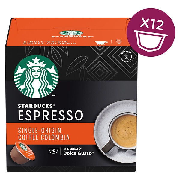 Pack of 12 Starbucks single-origin Colombia Espresso capsules